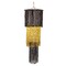 Beistle Pack of 6 Shimmering 3-Tier Metallic Black and Gold Chandelier Hanging Party Decorations 4'